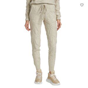 NWT Twenty Montreal Small Textured Floral Knit Joggers